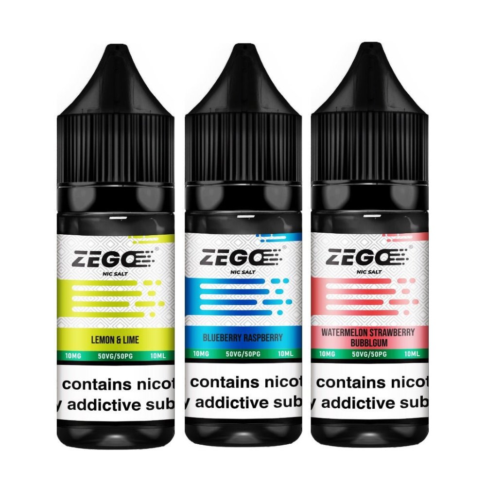 buy Zego Nic Salt 10ml E - Liquid - Box of 10 at Wolfvapes.co.uk