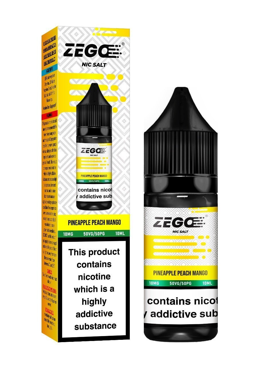 buy Zego Nic Salt 10ml E - Liquid - Box of 10 at Wolfvapes.co.uk