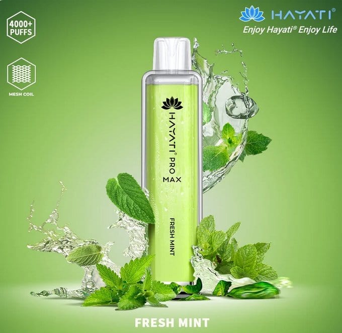 buy Zero(0%) Nicotine Hayati Crystal Pro Max 4000 Disposable Vape at Wolfvapes.co.uk