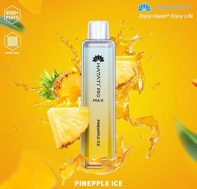 buy Zero(0%) Nicotine Hayati Crystal Pro Max 4000 Disposable Vape at Wolfvapes.co.uk