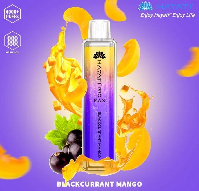 buy Zero(0%) Nicotine Hayati Crystal Pro Max 4000 Disposable Vape at Wolfvapes.co.uk