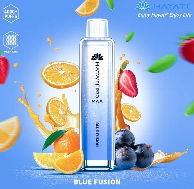 buy Zero(0%) Nicotine Hayati Crystal Pro Max 4000 Disposable Vape at Wolfvapes.co.uk