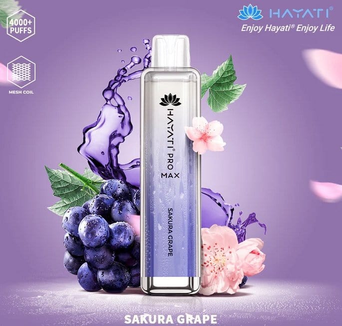 buy Zero(0%) Nicotine Hayati Crystal Pro Max 4000 Disposable Vape at Wolfvapes.co.uk