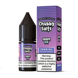 Chubby Salt E-liquids Nic Salts-10ml- Box of 10 - Wolfvapes.co.uk-Grape Ice
