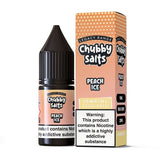 Chubby Salt E-liquids Nic Salts-10ml- Box of 10 - Wolfvapes.co.uk-Peach Ice