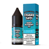 Chubby Salt E-liquids Nic Salts-10ml- Box of 10 - Wolfvapes.co.uk-Sweet Blueberry Ice