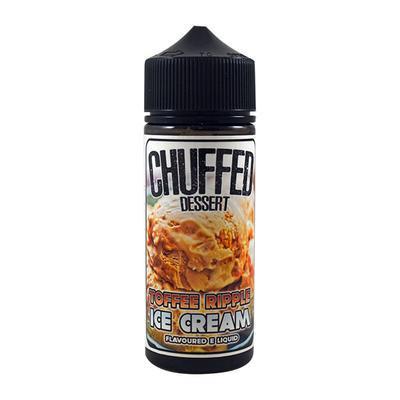 Chuffed E-LIQUIDS Toffee Ripple Ice Cream Chuffed Dessert 100ML Shortfill