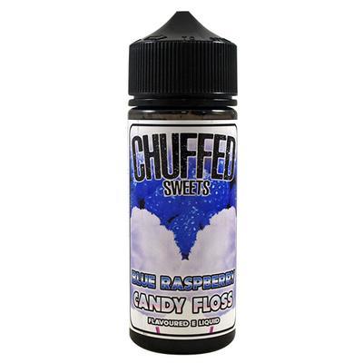 Chuffed Sweets Candy Floss 100ML Shortfill - Wolfvapes.co.uk-Blue Raspberry Candy Floss