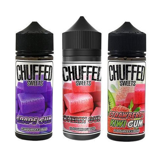 Chuffed Sweets Gum 100ML Shortfill - Wolfvapes.co.uk-Cherry Gum