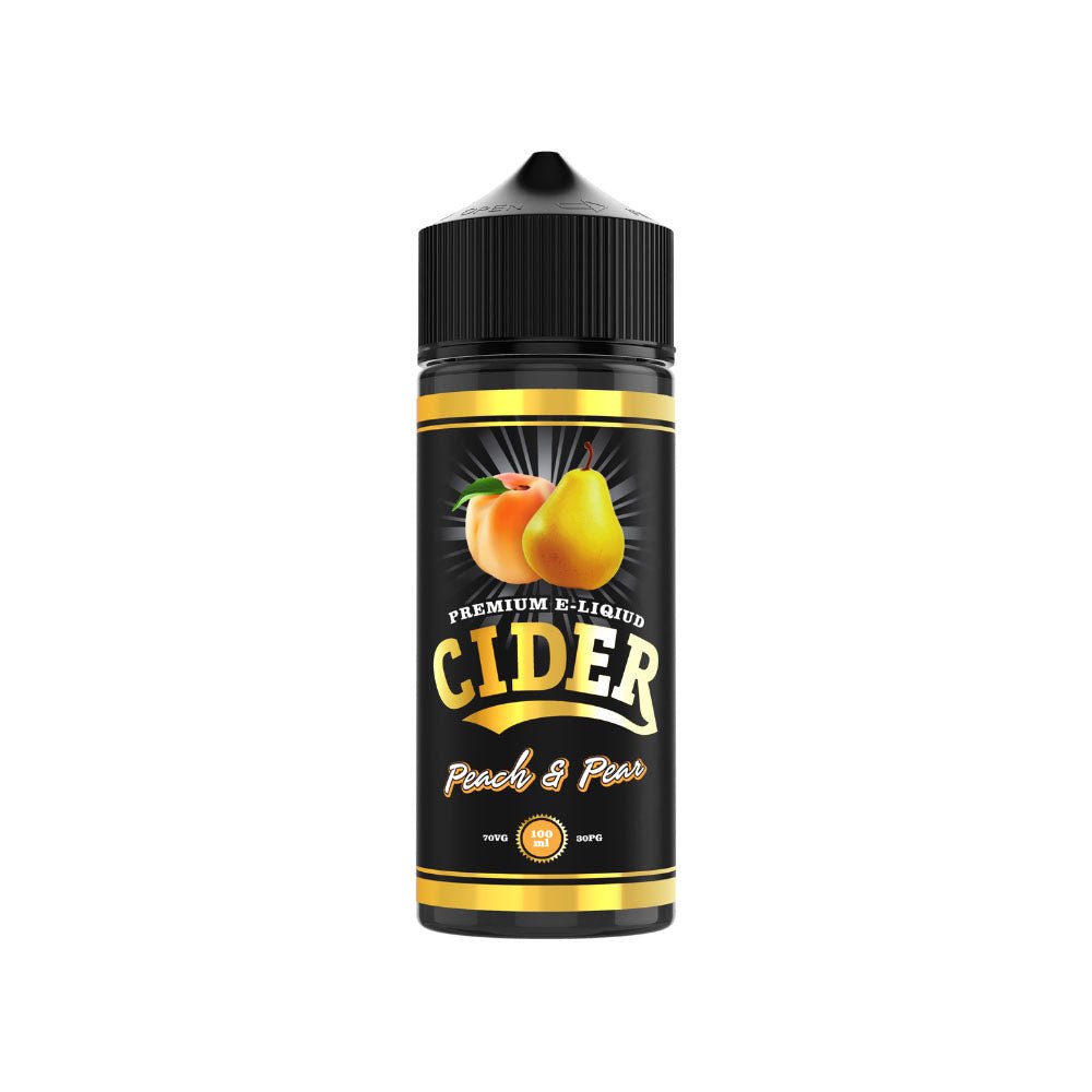 Cider 100ml Shortfill E-Liquid | 0mg | Wolfvapes - Wolfvapes.co.uk-Peach and Pear