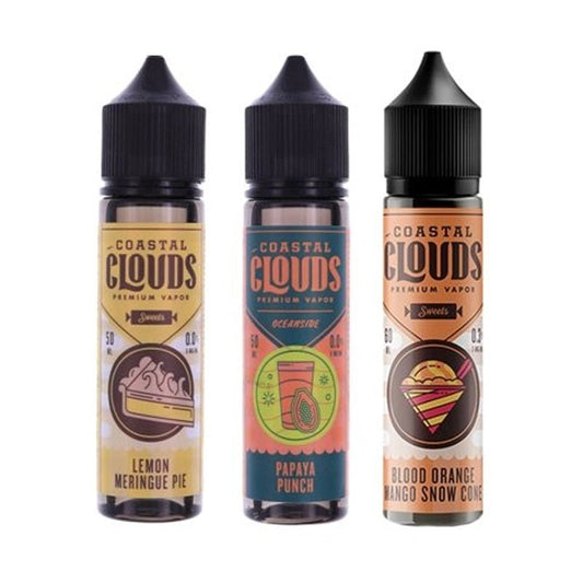 Coastal Clouds 50ml Shortfill - Wolfvapes.co.uk-Blood Orange Mango Snow Cone