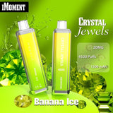 Crystal Jewels 4500 Disposable Vape Pod Puff Bar Device - Wolfvapes.co.uk-Banana Ice