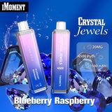 Crystal Jewels 4500 Disposable Vape Pod Puff Bar Device - Wolfvapes.co.uk-Blueberry Raspberry