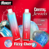 Crystal Jewels 4500 Disposable Vape Pod Puff Bar Device - Wolfvapes.co.uk-Fizzy Cherry