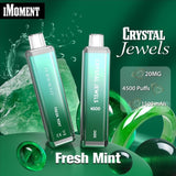 Crystal Jewels 4500 Disposable Vape Pod Puff Bar Device - Wolfvapes.co.uk-Fresh Mint