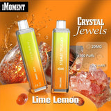 Crystal Jewels 4500 Disposable Vape Pod Puff Bar Device - Wolfvapes.co.uk-Lime Lemon