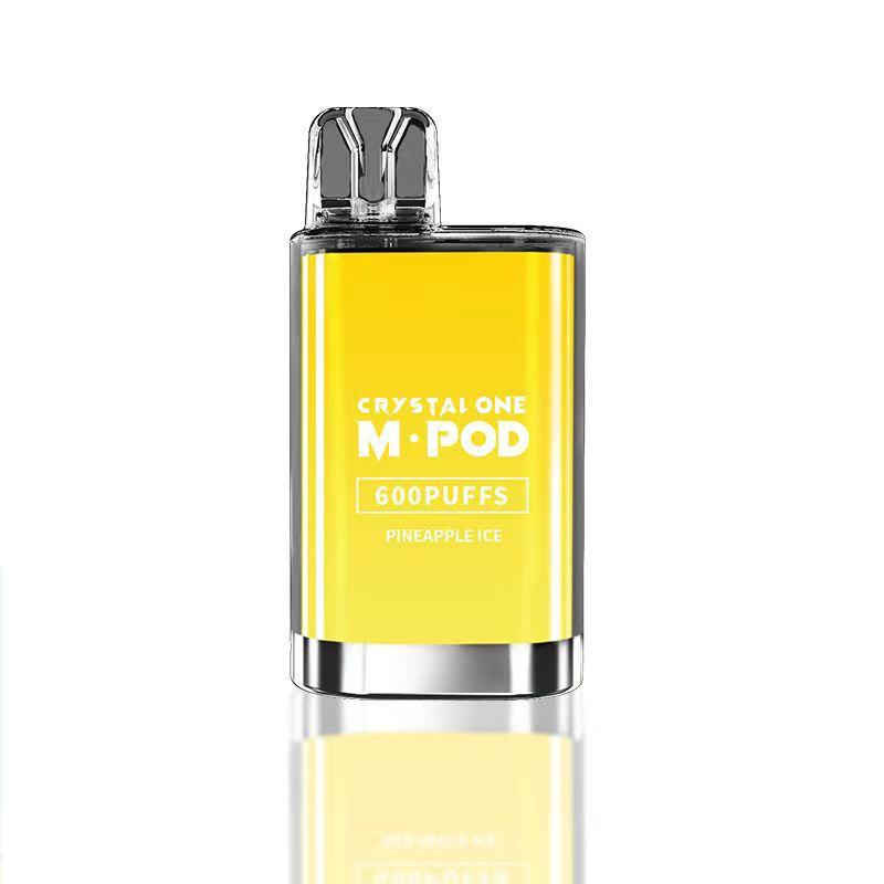 Crystal M Pod 600 Disposable Vape Pod Puff Bar Device - Wolfvapes.co.uk-Pineapple Ice *New*