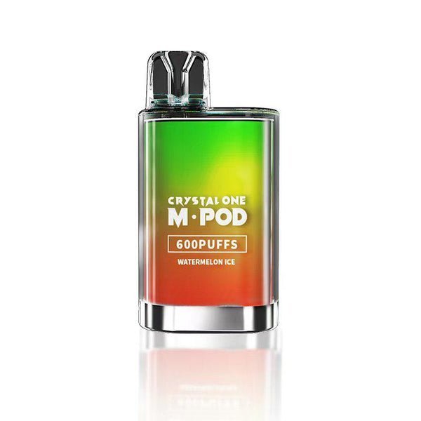 Crystal M Pod 600 Disposable Vape Pod Puff Bar Device - Wolfvapes.co.uk-Watermelon Ice