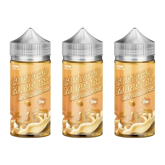 Custard Monster 100ml Shortfill - Wolfvapes.co.uk-Butterscotch