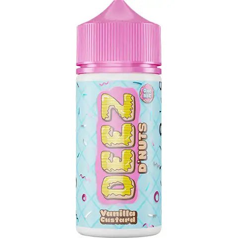 Deez D'Nuts - 100ml - Shortfill - Wolfvapes.co.uk-Vanilla Custard