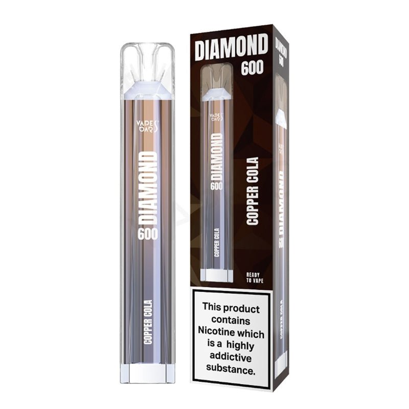 Diamond 600 Disposable Pod - 20mg - Wolfvapes.co.uk-Copper Cola