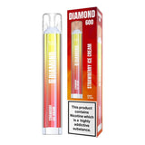Diamond 600 Disposable Pod - 20mg - Wolfvapes.co.uk-Strawberry Ice Cream