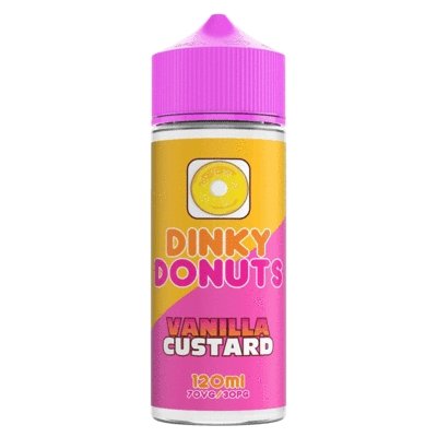 Dinky Donuts 100ml Shortfill - Wolfvapes.co.uk-Vanilla Custard