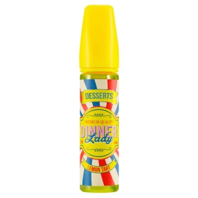 Dinner Lady Desserts 50ml Shortfill - Wolfvapes.co.uk-Lemon Tart