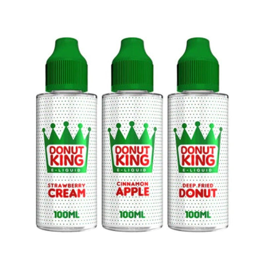 Donut King 100ml Shortfill E-Liquid | 0mg | Wolfvapes - Wolfvapes.co.uk-Deep Fried Donut