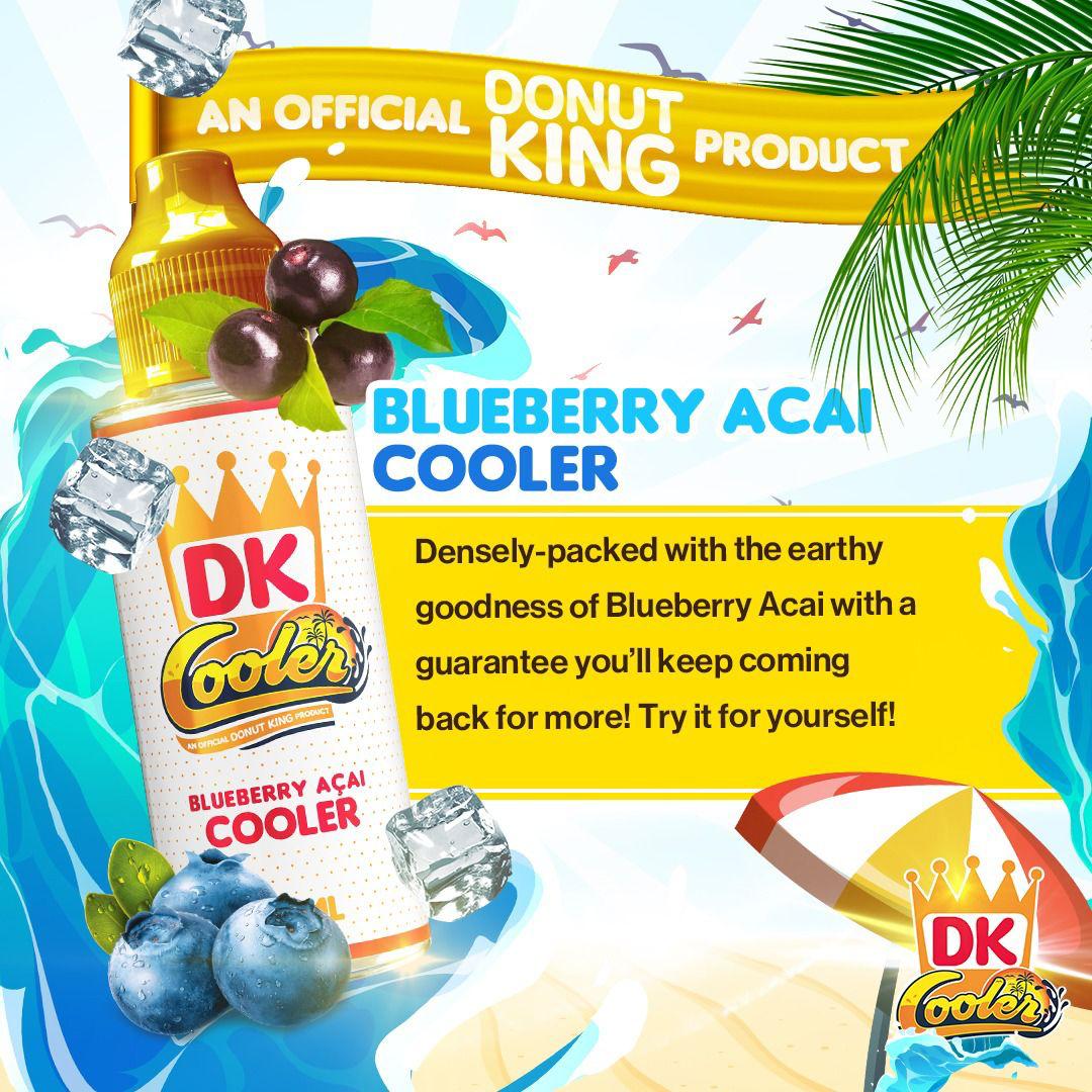 Donut King Cooler 100ML Shortfill - Wolfvapes.co.uk-Blueberry Acai