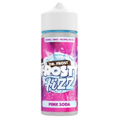 Dr Frost Fizz 100ml Shortfill - Wolfvapes.co.uk-Pink Soda