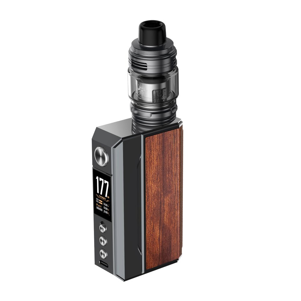 Drag 4 Vape Kit - Wolfvapes.co.uk-Gunmetal + Rosewood