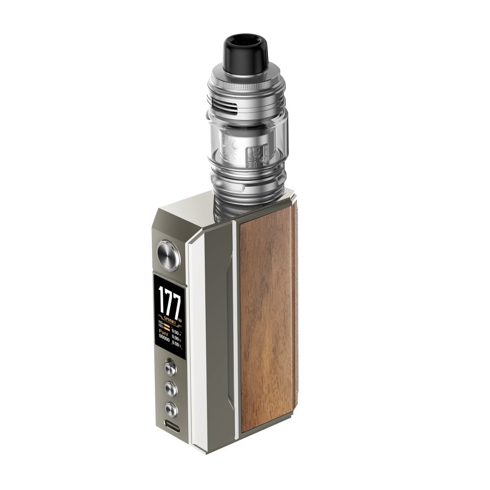 Drag 4 Vape Kit - Wolfvapes.co.uk-Pale Gold + Walnut