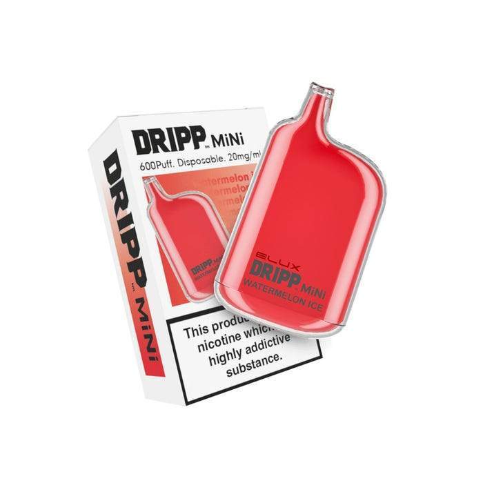 Dripp Mini Disposable Vape Pen Pod Device By Elux - Wolfvapes.co.uk-Watermelon Ice