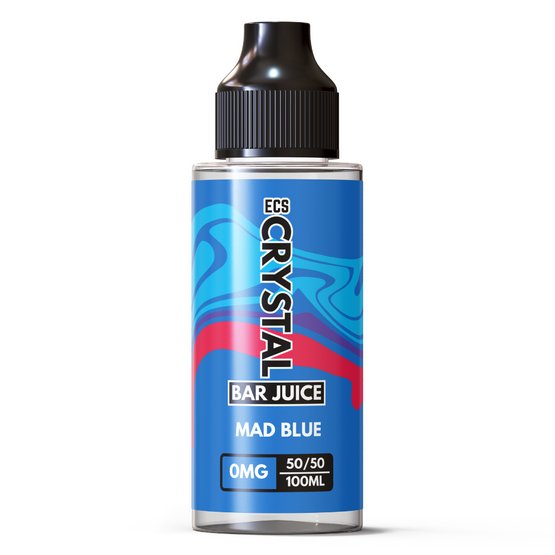 ECS Crystal Bar Juice 100ml E-liquids - Wolfvapes.co.uk-Mad Blue