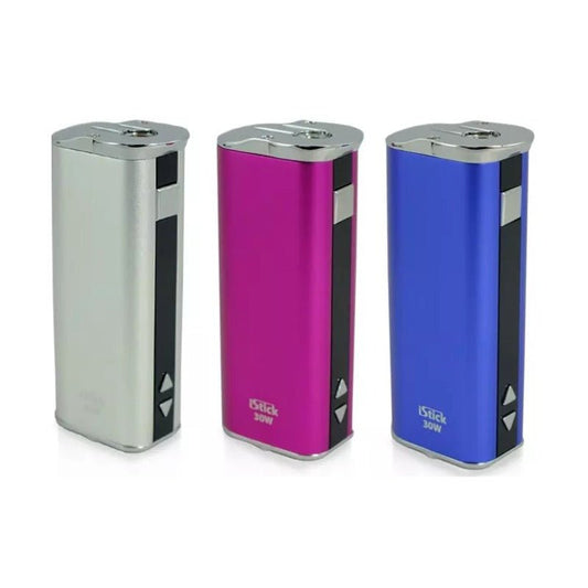 Eleaf 30W iStick Black Electronic Cigarette Battery | 2200mAh | Wolfvapes - Wolfvapes.co.uk-Black