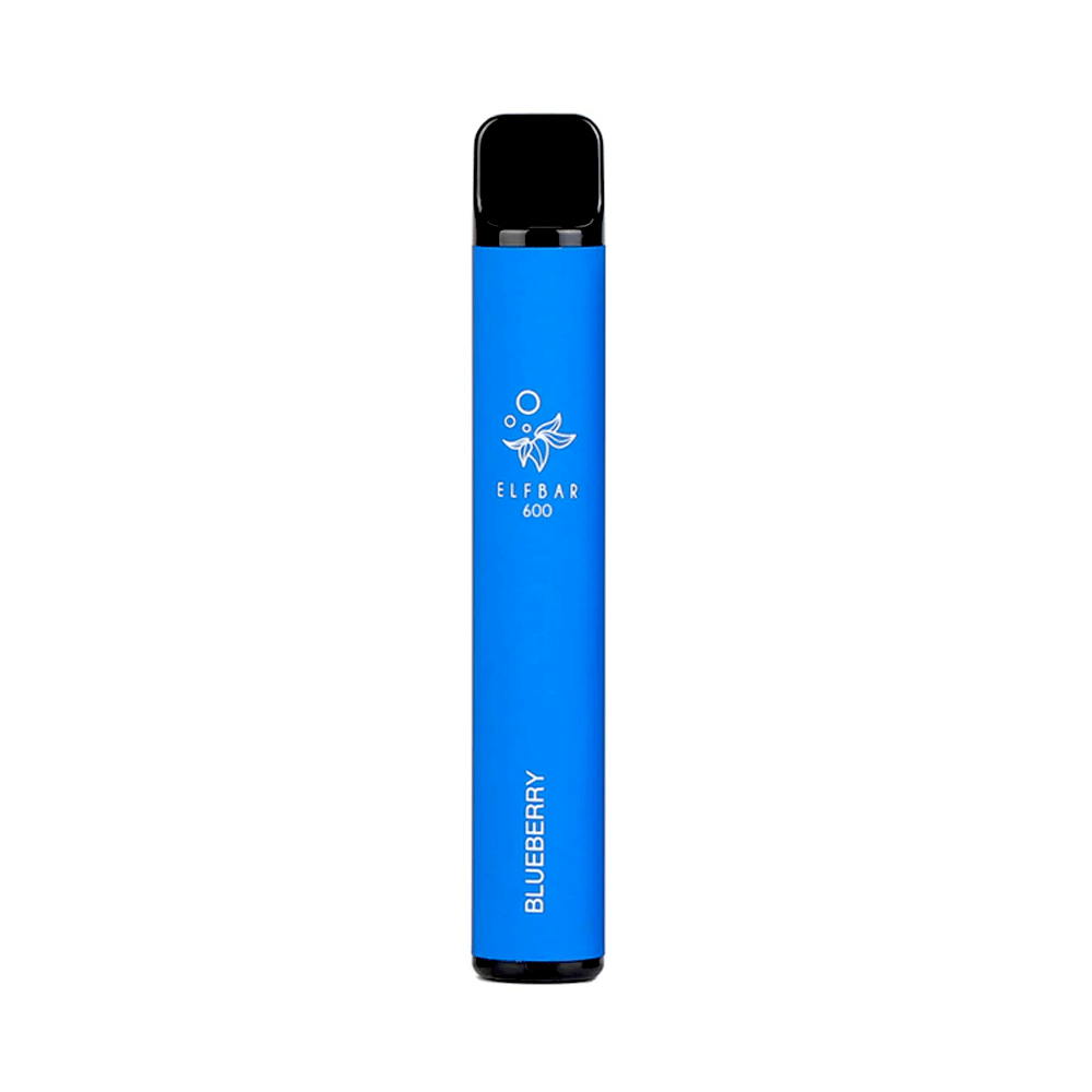 Elf Bar 600 Disposable Kit 20mg | Pack of 10 | Wolfvapes - Wolfvapes.co.uk-Blueberry