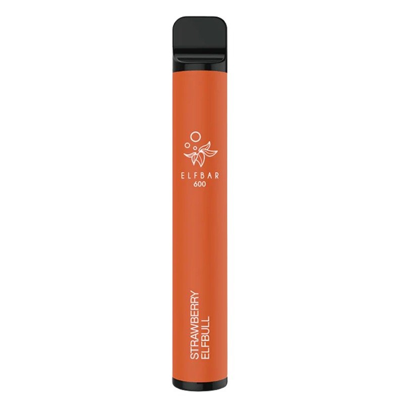 Elf Bar 600 Puffs Disposable Kit | 20mg | Wolfvapes - Wolfvapes.co.uk-Elf Bull Strawberry