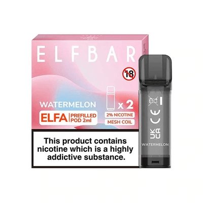 Elf Bar Elfa Replacement Pods - Wolfvapes.co.uk-Watermelon