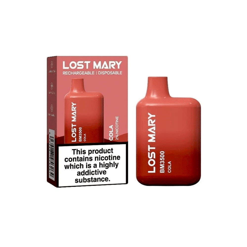 Elf Bar Lost Mary BM3500 Disposable Vape | 20MG | Wolfvapes - Wolfvapes.co.uk-Cola