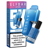 Elfbar AF5000 Puffs Disposable Vape Device - Box of 10 - Wolfvapes.co.uk-Blueberry Ice