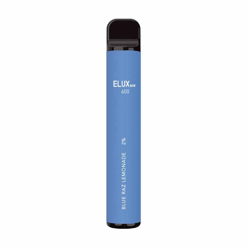 Elux 600 Disposable Vape Pod Box of 10 - Wolfvapes.co.uk-Blue Razz Lemonade