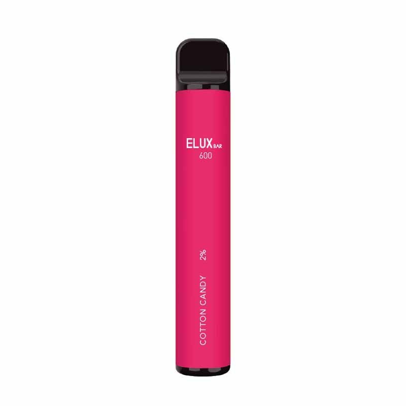 Elux 600 Disposable Vape Pod Box of 10 - Wolfvapes.co.uk-Cotton Candy