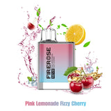 Elux Firerose Nova 600 Disposable Vape Puff Pod Box of 10 - Wolfvapes.co.uk-Pink Lemonade Fizzy Cherry