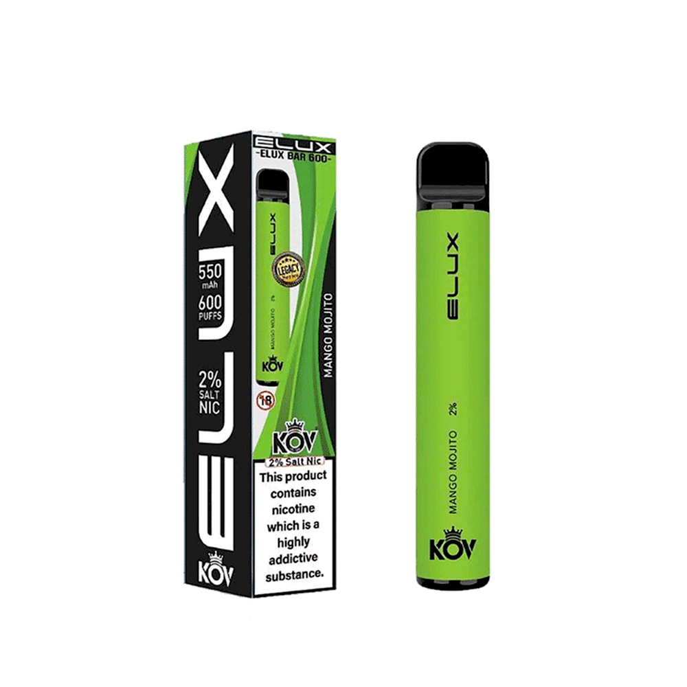 ELUX KOV Bar 600 Puffs Disposable Vape | Legacy Series | Wolfvapes - Wolfvapes.co.uk-Mango Mojito