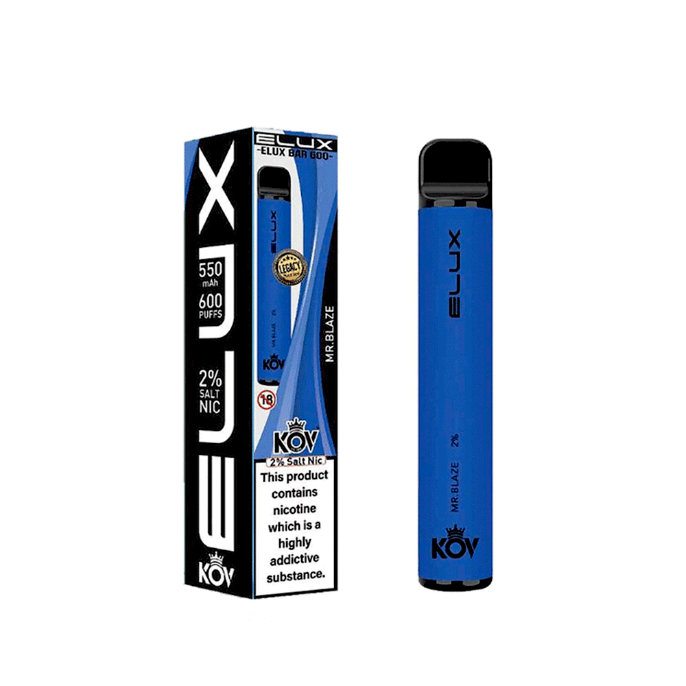 ELUX KOV Bar 600 Puffs Disposable Vape | Legacy Series | Wolfvapes - Wolfvapes.co.uk-Mr. Blaze