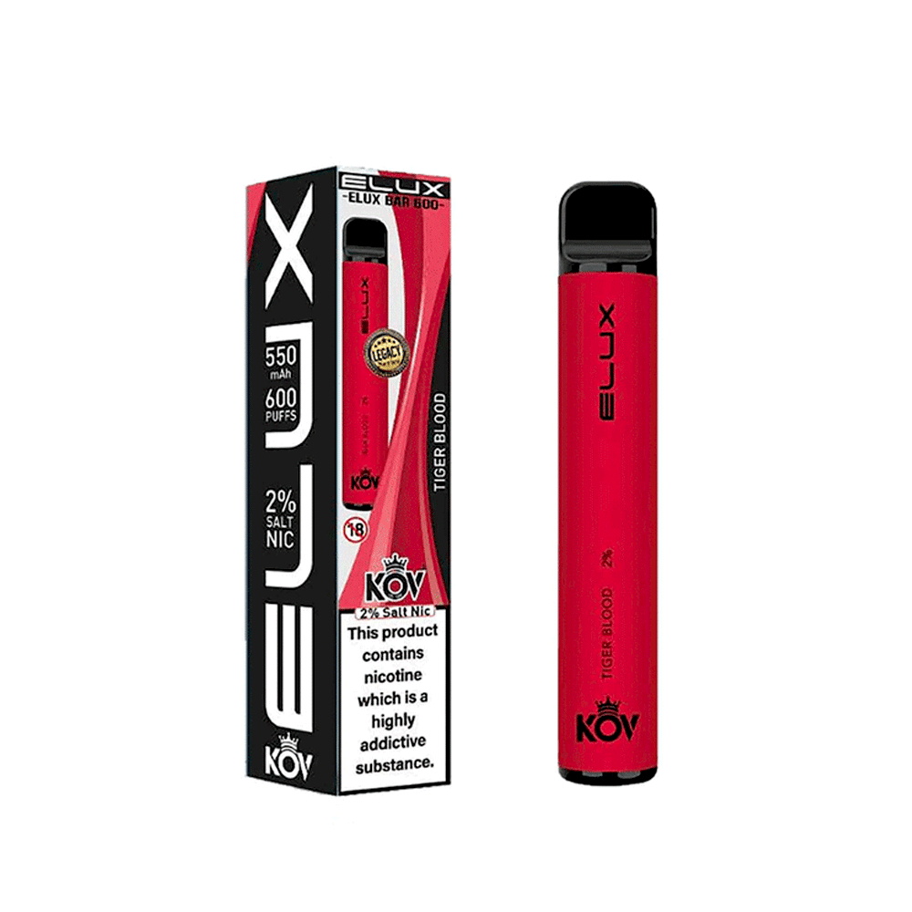 ELUX KOV Bar 600 Puffs Disposable Vape | Legacy Series | Wolfvapes - Wolfvapes.co.uk-Tiger Blood