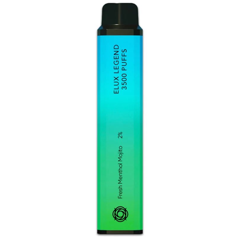 Elux Legend 3500 Disposable Vape Pod - Box of 10 - Wolfvapes.co.uk-Fresh Menthol Mojito