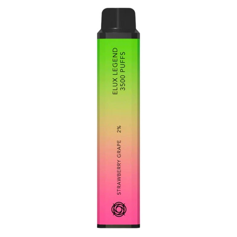 Elux Legend 3500 Puffs Disposable Vape | 20mg | Wolfvapes - Wolfvapes.co.uk-Strawberry Grape