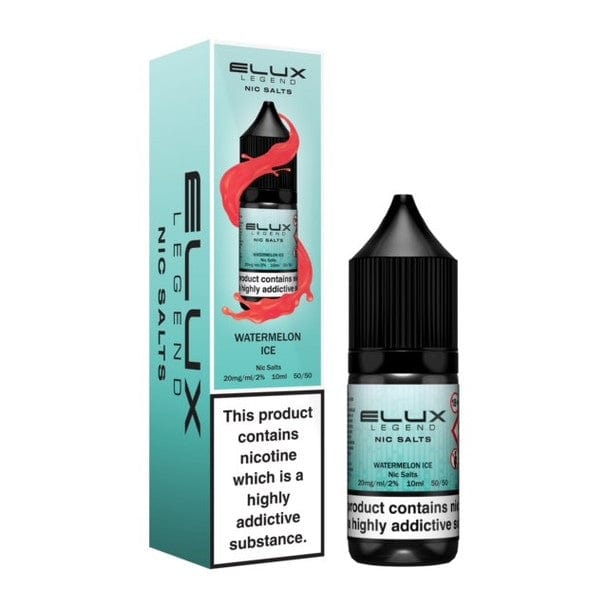 watermelo Elux Legend Nic Salts - 10ml E-liquids - Box of 10 - Wolfvapes.co.uk-10mg